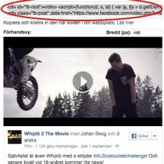Facebook - Steg 2