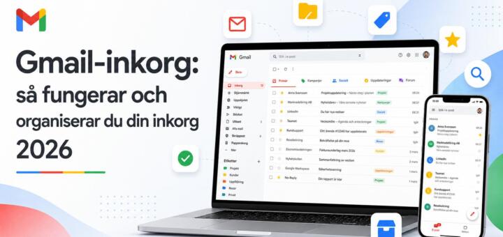 Gmail-inkorg: så fungerar och organiserar du din inkorg 2026