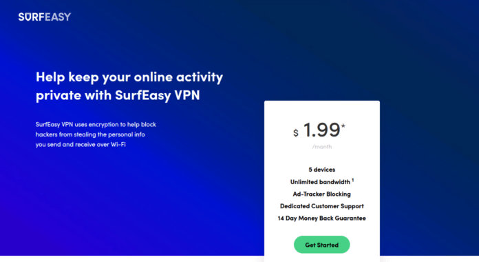 Recension av SurfEasy VPN
