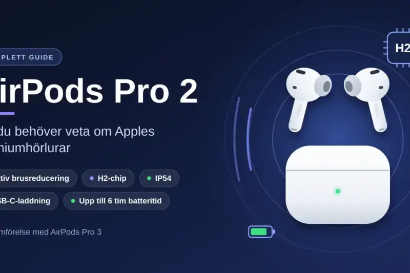 Allt du behöver veta om AirPods Pro 2: Den kompletta guiden till Apples premiumhörlurar