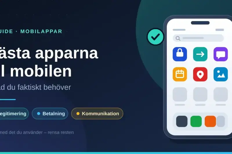 Bästa apparna till mobilen – vad du faktiskt behöver