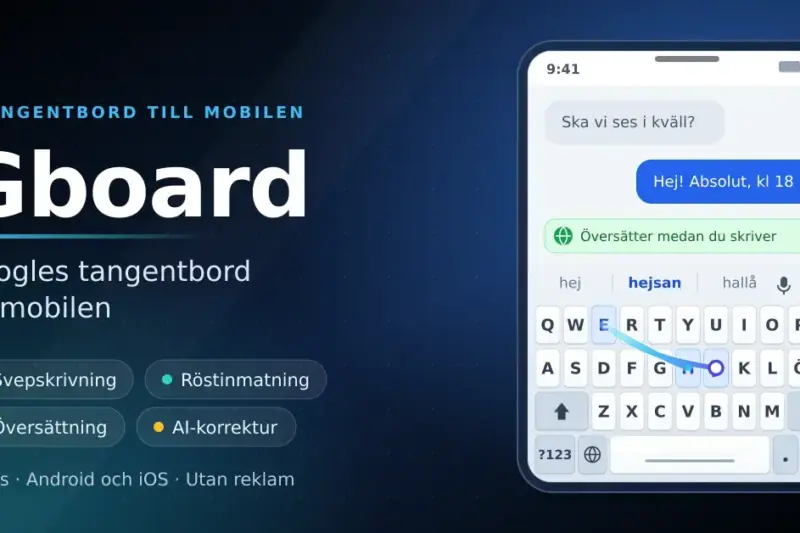 Gboard – Googles tangentbord till mobilen