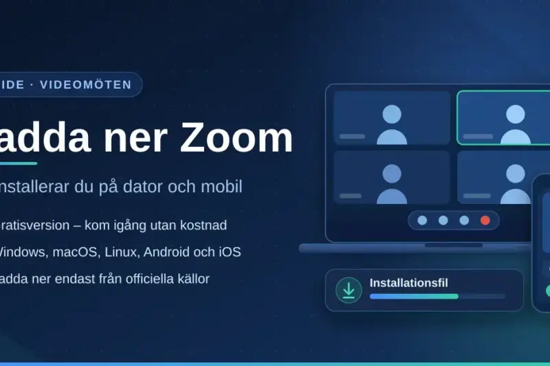 Ladda ner Zoom – så installerar du på dator och mobil
