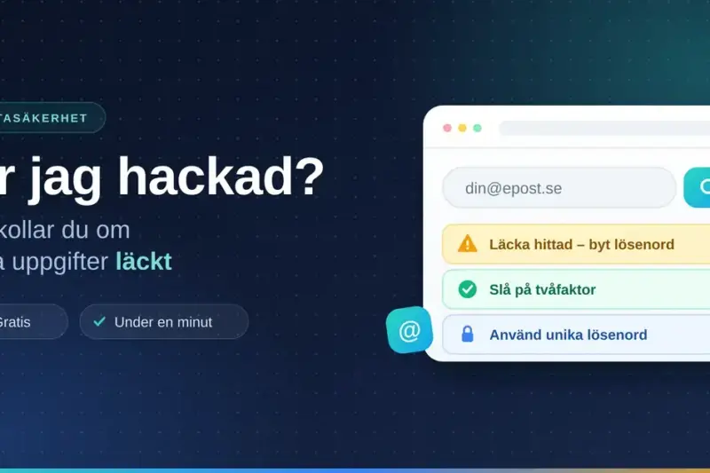 Är jag hackad? Så kollar du om dina uppgifter läckt