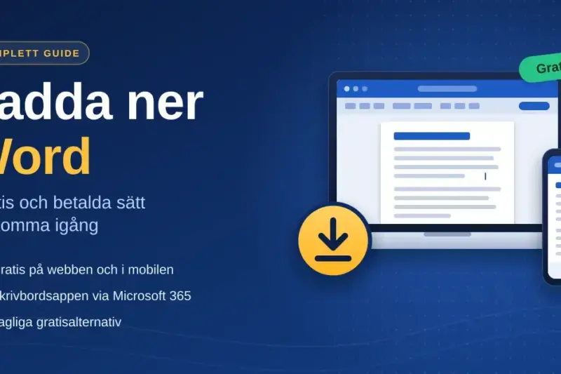 Ladda ner Word – gratis och betalda sätt att komma igång